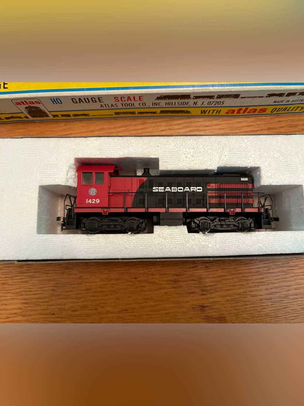 Atlas HO #1429 ALCO S2 #8076 SEABOARD AIR LINE DIESEL SWITCHER LOCO ENGINE